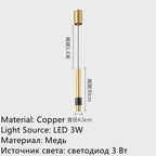 Marble Design LED Pendant Lamp for Bedroom, Dining Room, Aisle, Corridor, and Bar