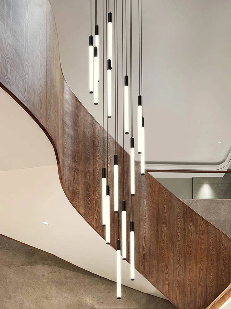 Modern LED Chandelier Pendant Light for Loft Staircase Lighting