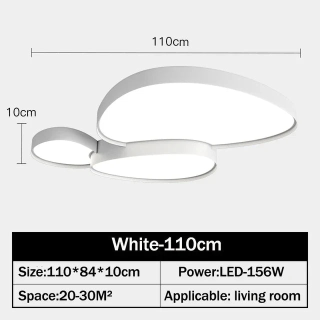 Modern LED Ceiling Chandelier for Home Decor and Lighting in Dining Room, Bedroom
