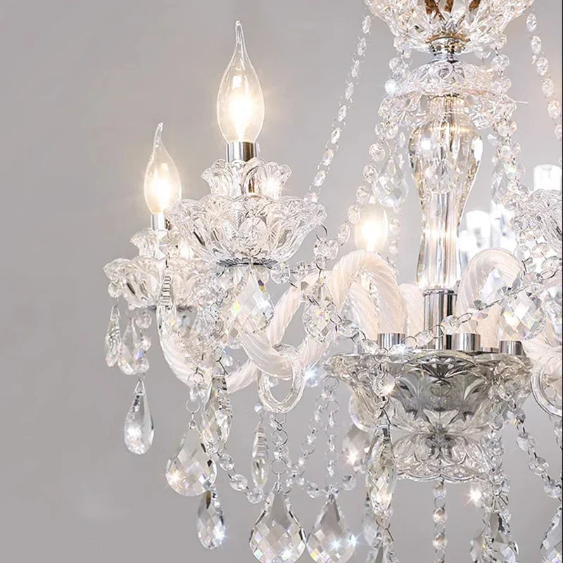 Crystal Chandelier: Modern Home Decoration Pendant Lights for Living & Dining Room