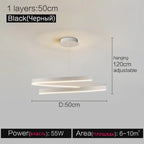 Modern Minimalist Chandelier Ceiling Light for Living Room and Dining Room