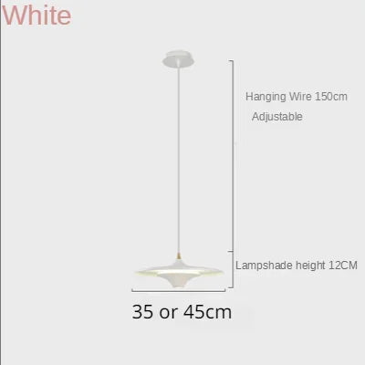 Nordic UFO LED Chandelier for Dining Table and Bedroom Decor