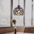 Crystal K9 Pendant Lamp: Industrial Nordic Chandeliers for Bedroom and Kitchen Lighting