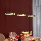 Circular Dining Pendant Chandelier LED Light for Kitchen, Living Room & Bedroom