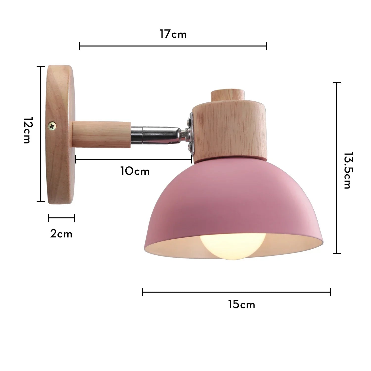 Pink Wall Lights: Nordic Minimalist Bedroom Bedside Lamps, Modern Living Room Decor
