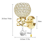 Modern Crystal Wall Lamp for Home Living Room Bedroom Decor