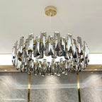 Crystal LED Chandelier for High-end Living Spaces