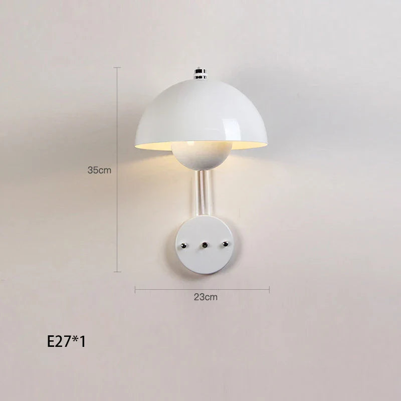 Colorful LED Bedside Wall Lamp for Bedroom Living Room Hotel Children Room