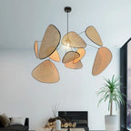 Hand Made Rattan Art Pendant Chandelier for Modern Living Room, Dining Room, Bedroom.