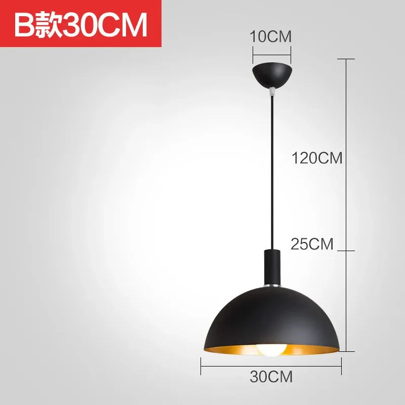 Vintage Industrial E27 Pendant Light Chandeliers for Living Room & Kitchen