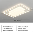 Nordic Minimalism Smart LED Ceiling Light for Modern Home Decor