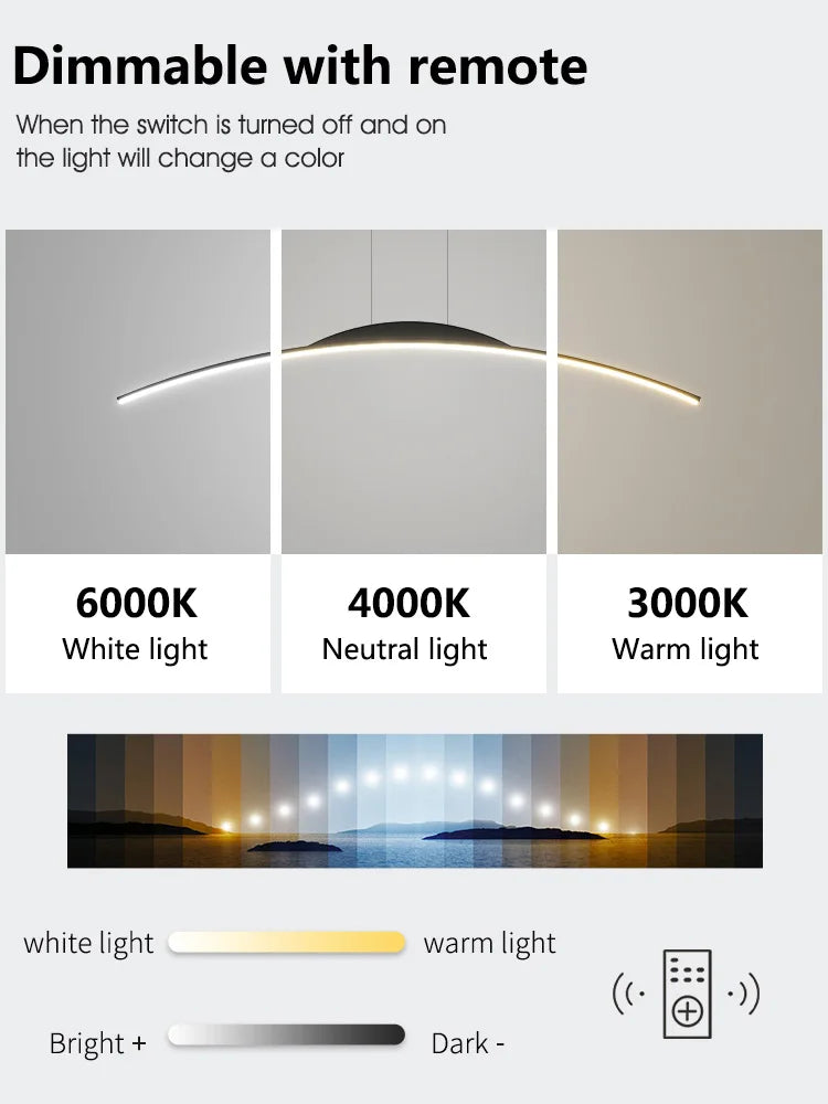 Black Line Chandelier: Elegant Salon Design, Luxury Lighting for Home and Restaurant