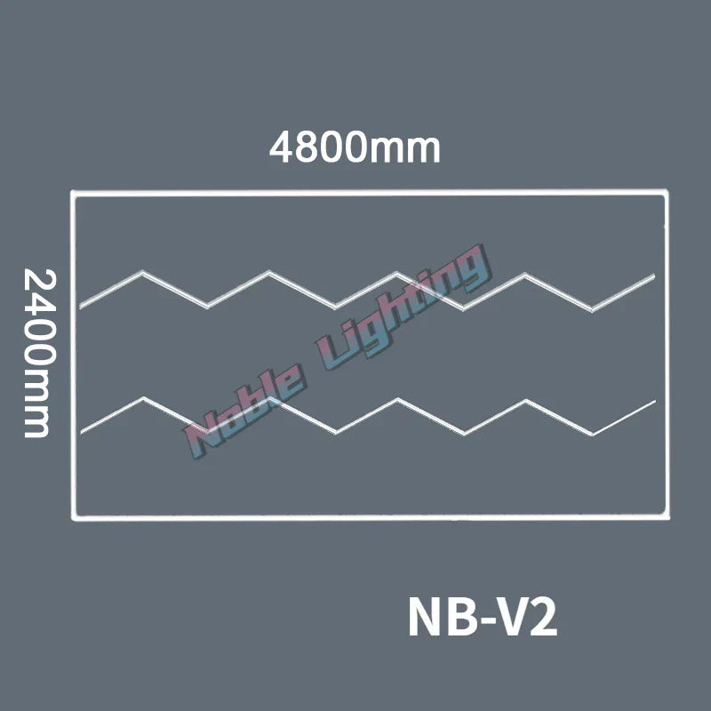 Hexagon Honeycomb LED Garage Ceiling Light