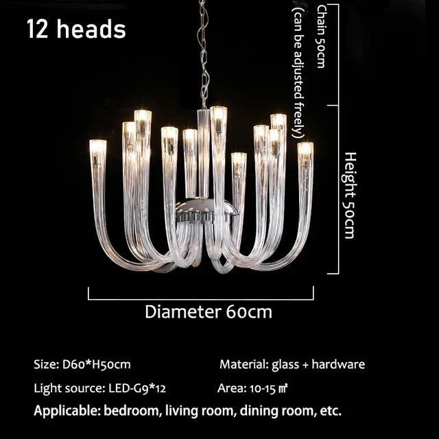 Modern Jellyfish Chandelier for Living Room, Restaurant - Designer High-end 2024 Collection