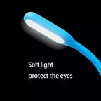 USB Book Light: Portable Super Bright Reading Lamp, Power Bank, Protect Eyesight