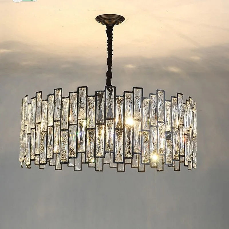 Luxury Crystal Chandeliers by Afralia™: Modern LED Pendant Lights for Living Room & Kitchen Island