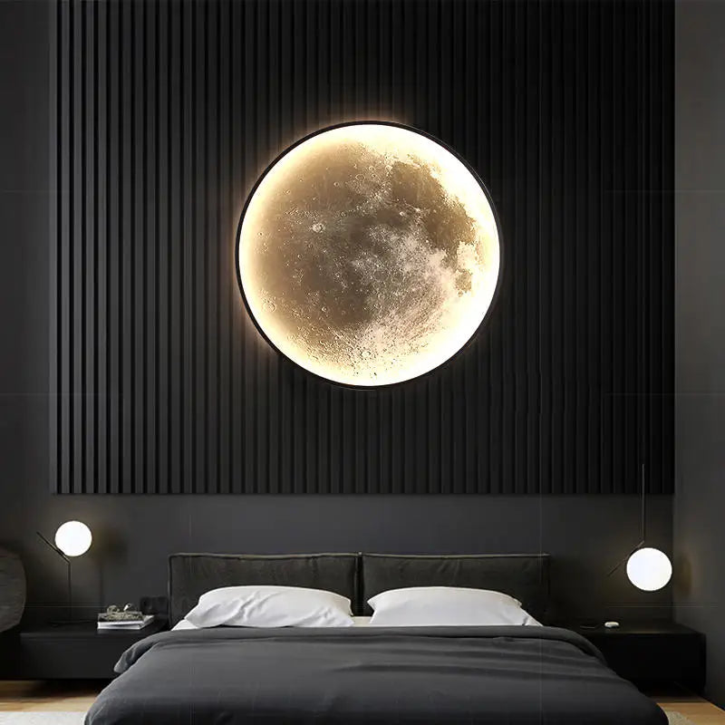 MoonGlow LED Wall Light for Bedroom & Living Room Decor