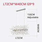 Dandelion Chandelier LED Pendant Lamp for Dining Room Bedroom Shops