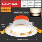 LED Downlight Ceiling Spotlights 5/10/15/25W for Indoor Kitchen Lighting