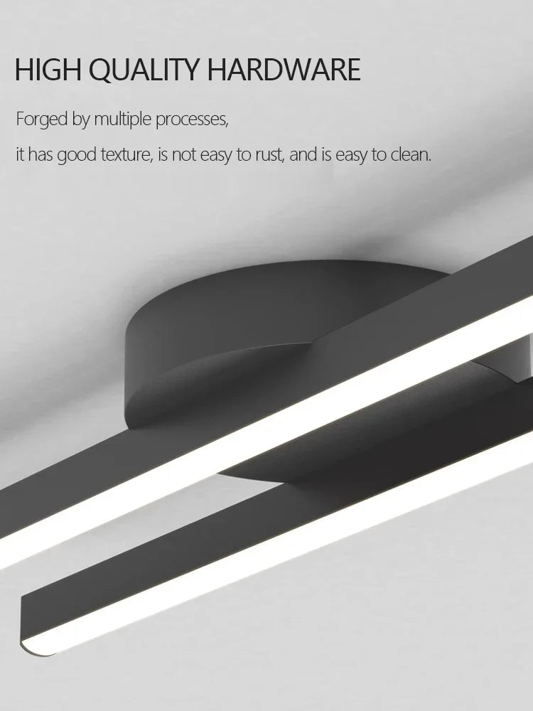 Linear LED Ceiling Lamp for Living Room Bedroom Lighting Fixtures