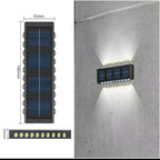 Solar Wall Lamp: Outdoor Waterproof Up/Down Lighting for Garden, Street, Landscape, Balcony