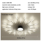 Modern LED Ceiling Chandelier for Home Lighting and Bedroom Luster