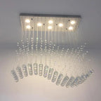 Crystal Chandelier LED Pendant Light for Living Room, Cafe, Office, Home