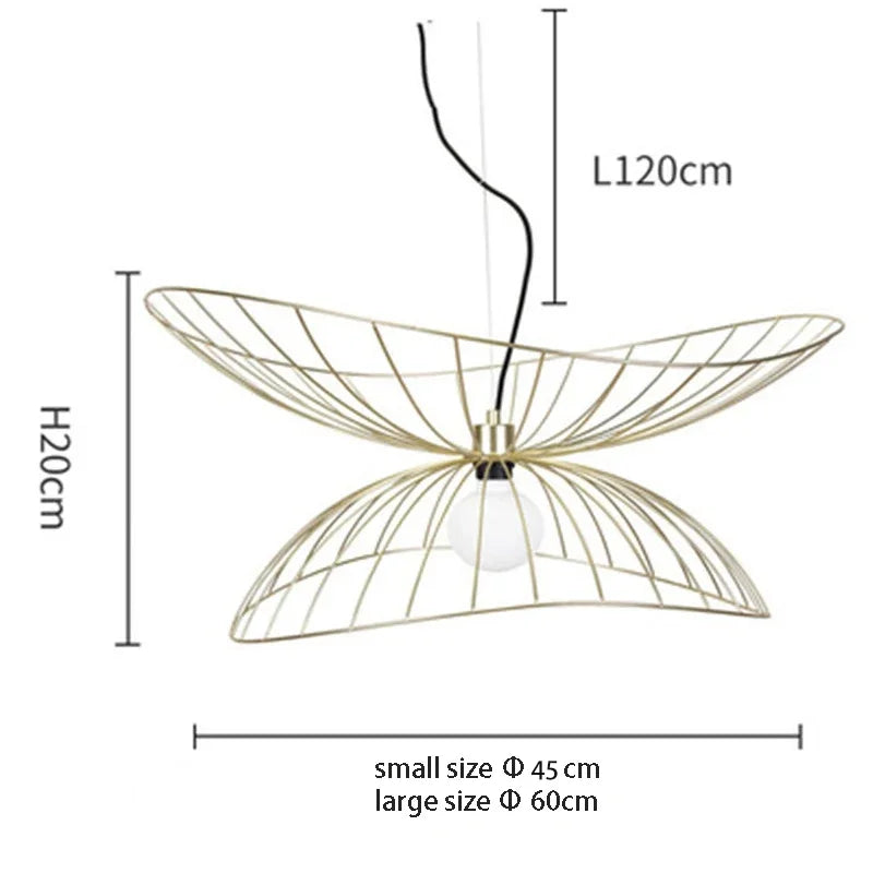 Nordic Iron Pendant Lights for Kitchen Island, Bedroom, and Dining Room