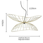 Nordic Iron Pendant Lights for Kitchen Island, Bedroom, and Dining Room