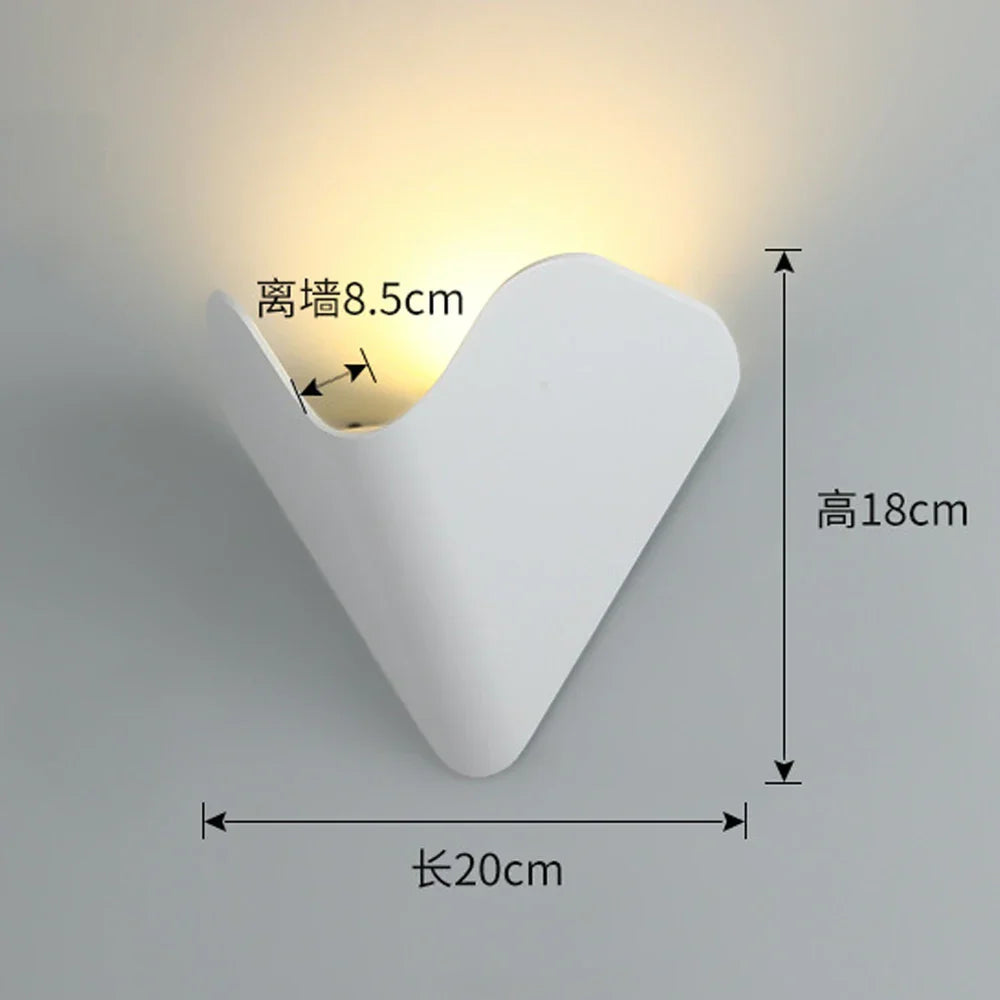 LED Wall Light Up Down Bedroom Lamp Sconce Living Room Home Decor Fixtures