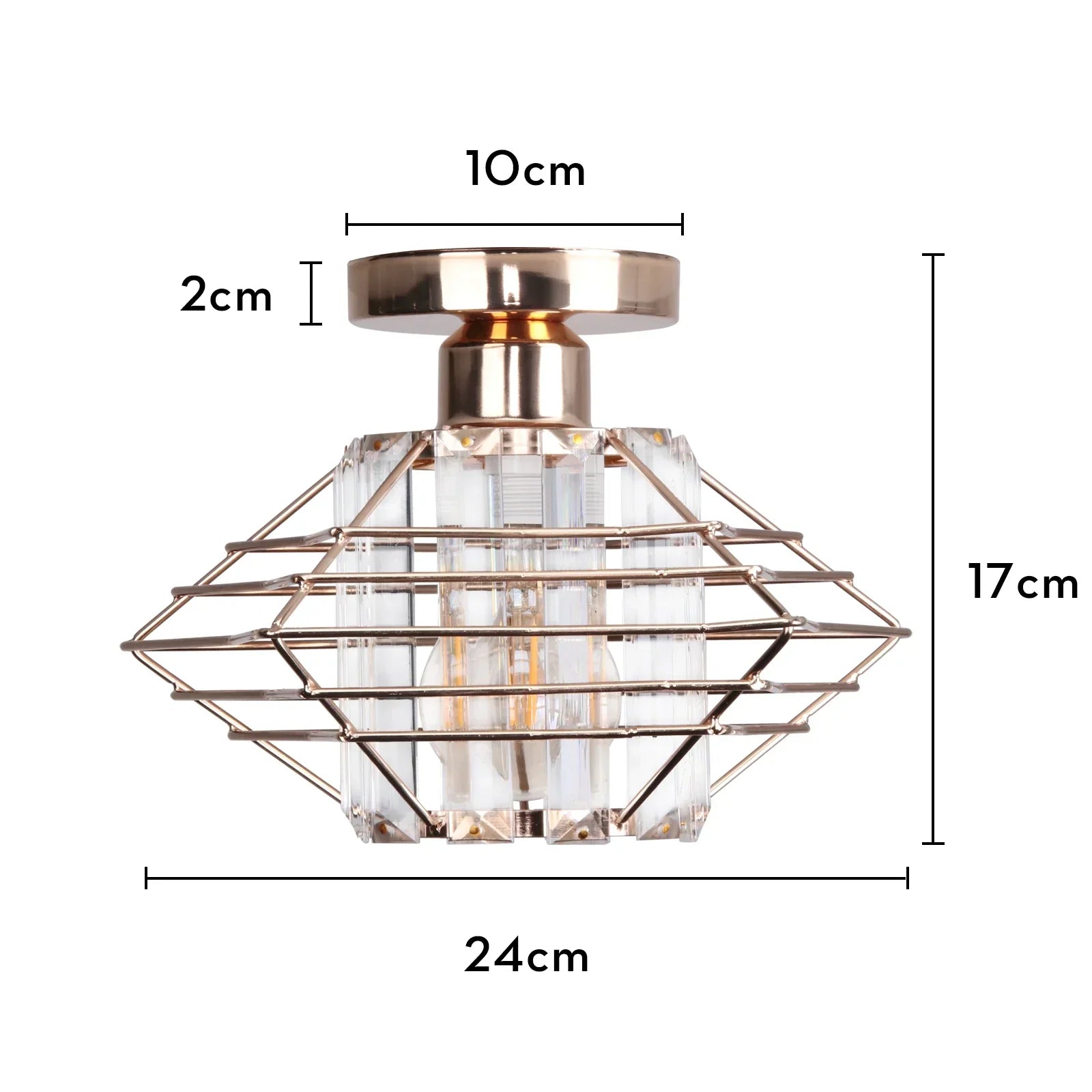 Crystal Ceiling Chandelier: Modern Industrial LED Indoor Lighting Fixture