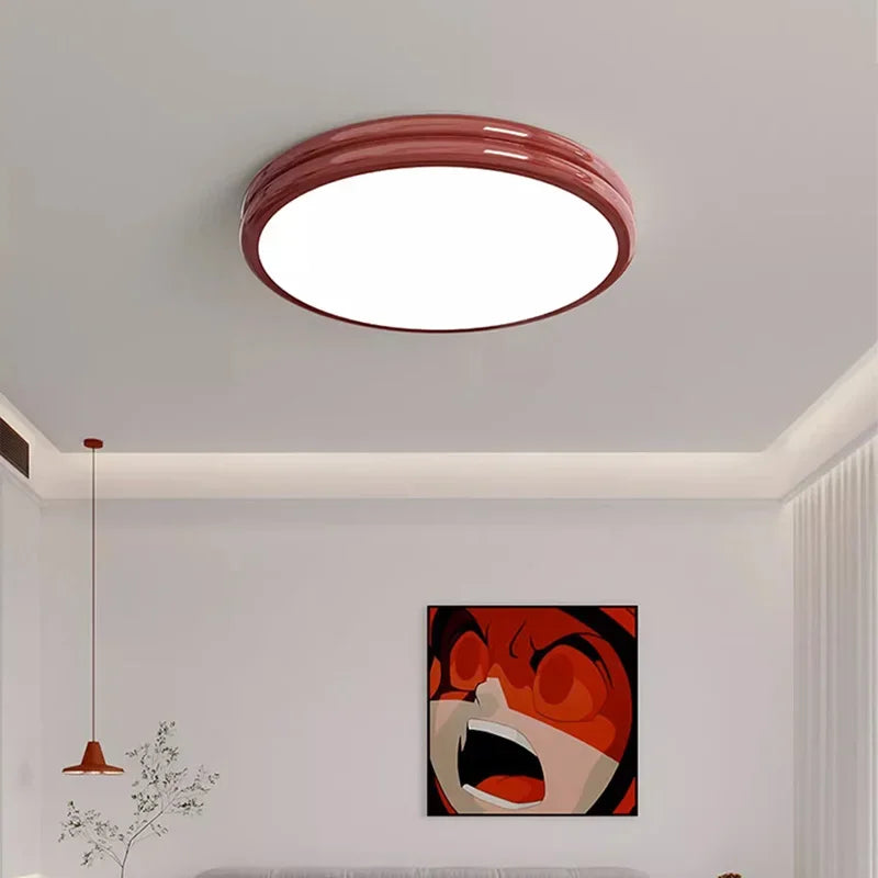 Modern Minimalist LED Round Ceiling Light for Bedroom Indoor Decor