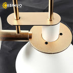 Nordic Wall Sconces: 350° Rotating Bedside Lighting Fixture