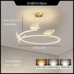 Modern Butterfly Chandelier Minimalist LED Pendant Light for Home Decoration