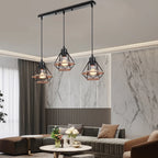 Industrial Wood Pendant Chandelier for Dinning Living Room Kitchen LED Fixture