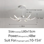 LED Chandeliers for Modern Living Room Bedroom Study Kitchen Lighting