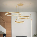 LED Ring Pendant Chandelier for Living Room Bedroom and Dining Room
