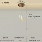 Luxury Crystal LED Chandelier for Modern Living Room and Spiral Staircase