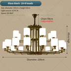 2024 New Duplex Villa Chandelier: High Jump Floor Hollow Lamps Lighting