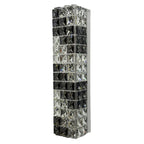 Crystal Mosaic Wall Lamp: Elegant LED Lighting for Living Room, Bedroom, and Hotel Lobby