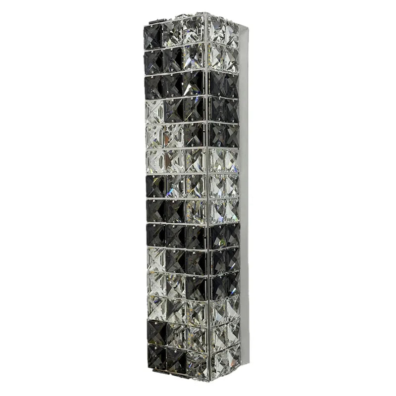 Crystal Mosaic Wall Lamp: Elegant LED Lighting for Living Room, Bedroom, and Hotel Lobby