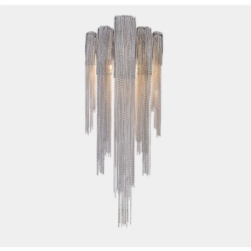 Tassel Chain Wall Light: High-End LED Decor for Bedroom, Living Room & TV