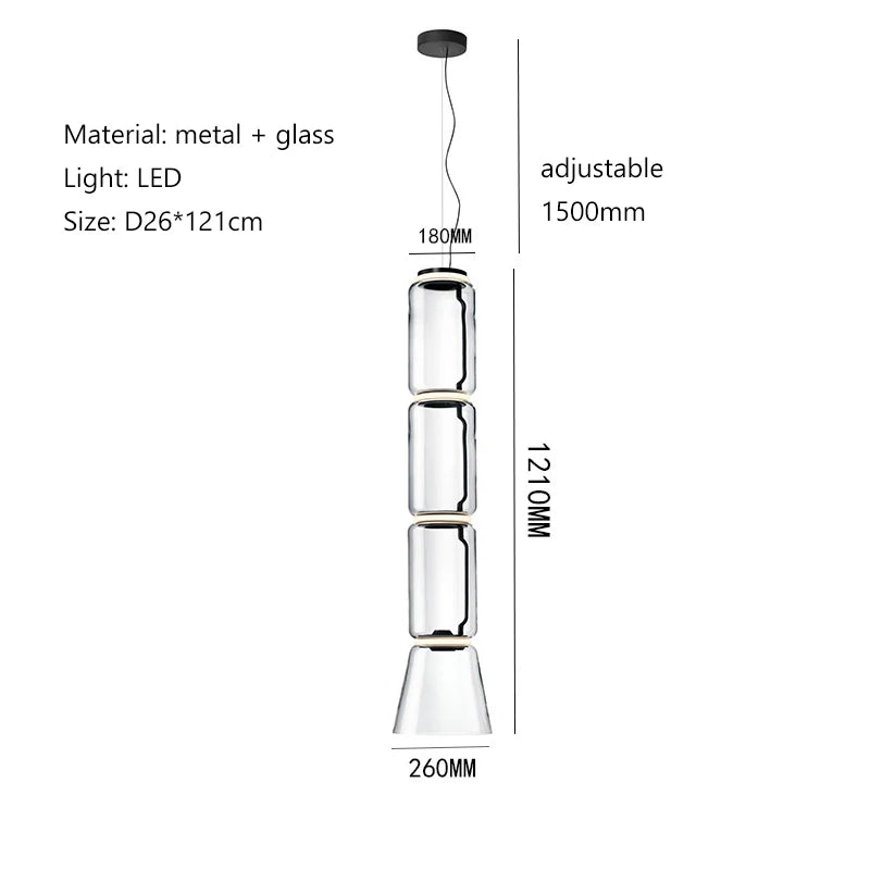 Nordic Minimalist Chandelier Led Pendant Light by for Home Decor and Lighting Fixtures