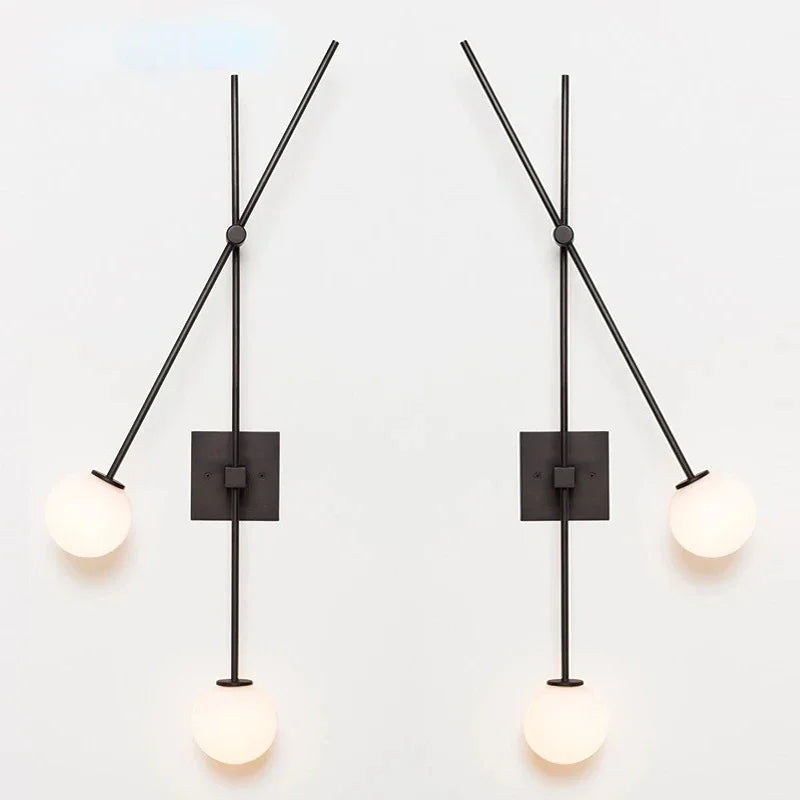 Nordic Minimalist Glass Wall Sconce with G9 Bulb