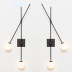 Nordic Minimalist Glass Wall Sconce with G9 Bulb