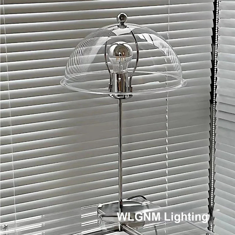 Bauhaus Mushroom Table Lamp, Modern Acrylic LED Night Light