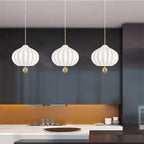 White Glass Chandelier for Dining, Kitchen, Bedroom & Exhibition Hall in Post-Modern Hotel