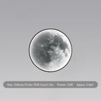 MoonGlow LED Wall Light for Bedroom & Living Room Decor