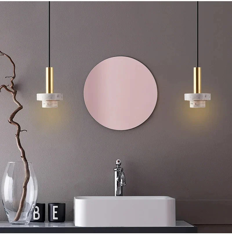 Modern Marble Pendant Light for Living Room & Restaurant Decor