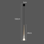 LED Rain Drop Chandelier Staircase Pendant Light Fixture Modern Nordic Design